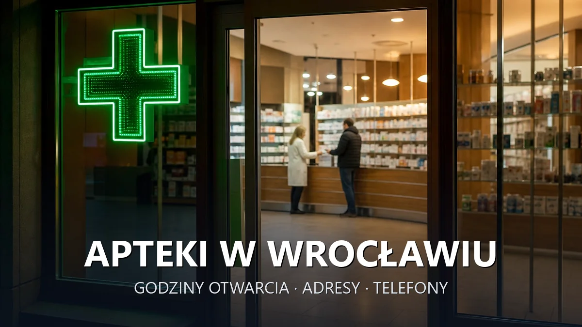 Apteki w Wrocławiu - godziny otwarcia i dyżury