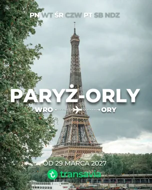 Obraz do artykułu: Trzy loty tygodniowo do Paryża. Transavia zmienia rozkład z Wrocławia