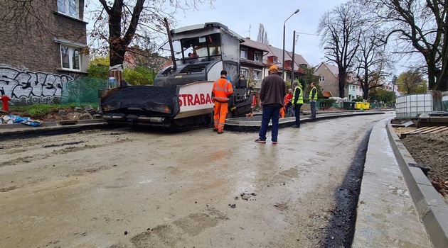 Remont ul. Berenta we Wrocławiu