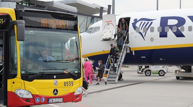 Port Lotniczy Wrocław i autobusy MPK