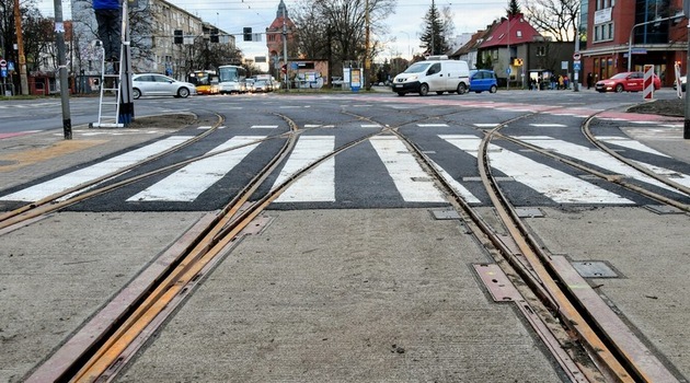 Koniec remontu torowiska na al. Hallera