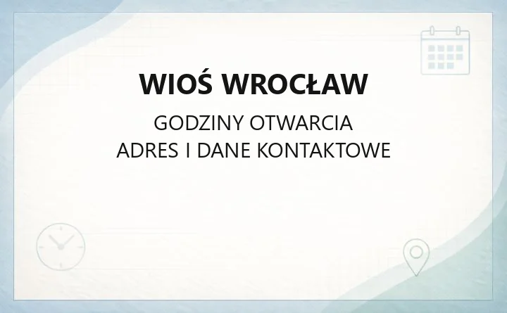 WIOŚ Wrocław - kontakt, zgłoszenia interwencyjne i zakres działań