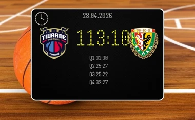 [KOSZYKÓWKA] Toruń zatrzymał Śląsk po ofensywnym widowisku 113:106 w Orlen Basket Lidze