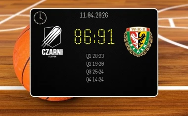 [KOSZYKÓWKA] Śląsk odwrócił mecz w Słupsku i wygrał 91:86 w Orlen Basket Lidze