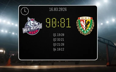 [KOSZYKÓWKA] King Szczecin – WKS Śląsk Wrocław w Orlen Basket Lidze – lider nie dał szans gościom, 90:81