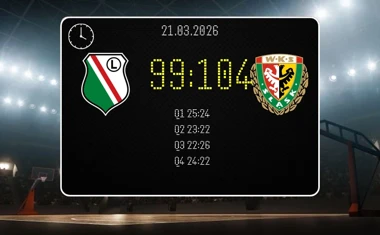 [KOSZYKÓWKA] Śląsk Wrocław wygrywa hit Orlen Basket Ligi w Warszawie – 104:99 z Legią