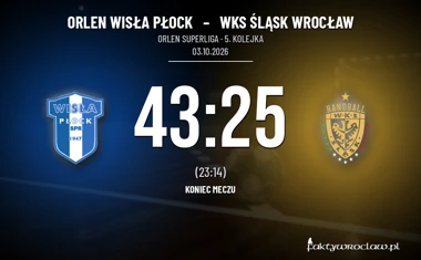 [PIŁKA RĘCZNA] Orlen Wisła Płock – WKS Śląsk Wrocław 43:25. Trudny wyjazd wrocławian w ORLEN Superlidze