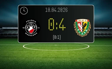 [PIŁKA NOŻNA] Polonia Warszawa – Śląsk Wrocław 0:4 w Betclic 1. lidze – pewny triumf gości z Wrocławia