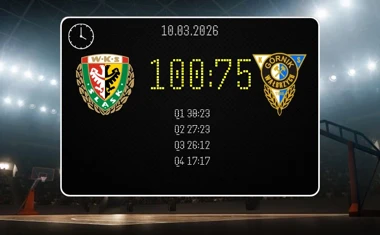 [KOSZYKÓWKA] WKS Śląsk Wrocław dołożył kolejne zwycięstwo w Orlen Basket Lidze – 100:75 nad Górnikiem Zamek Książ Wałbrzych