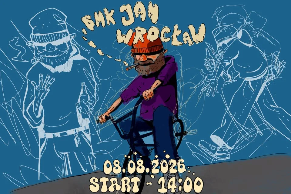 Grafika promocyjna wydarzenia BMX JAM WROCŁAW 2026 na Placu Społecznym
