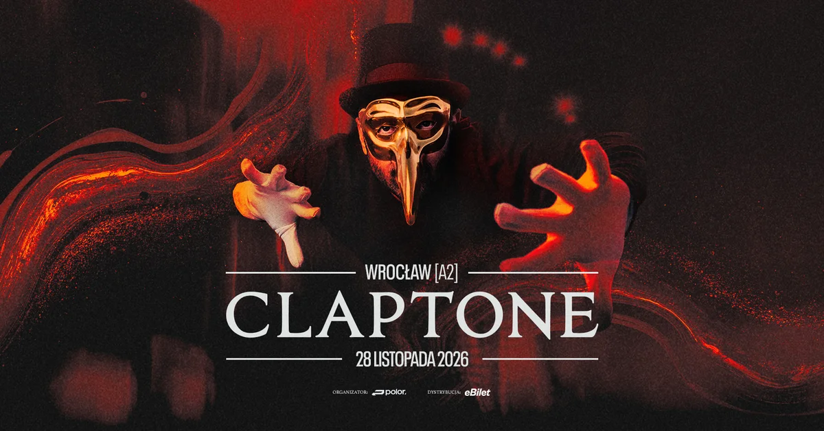 Grafika promocyjna wydarzenia CLAPTONE | Wrocław: house w A2