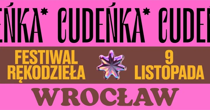 Obrazek przedstawia grafikę promocyjną wydarzenia Festiwal rękodzieła we Wrocławiu — wystawcy i bilety