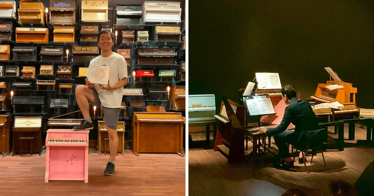 Grafika promocyjna wydarzenia Galeria Toy Piano: Mamiko Hirai & Naruhiko Kawaguchi - koncert na małych pianinach i fortepianach