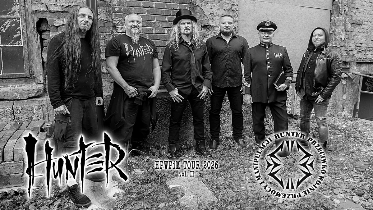 Grafika promocyjna wydarzenia HUNTER Wrocław koncert
