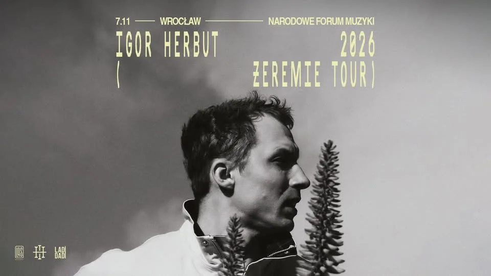 Grafika promocyjna wydarzenia Igor Herbut Żeremie Tour 2026 we Wrocławiu
