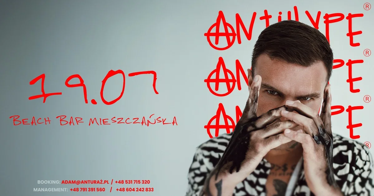 Grafika promocyjna wydarzenia Koncert Sariusa w Mieszczańskiej Beach Bar we Wrocławiu