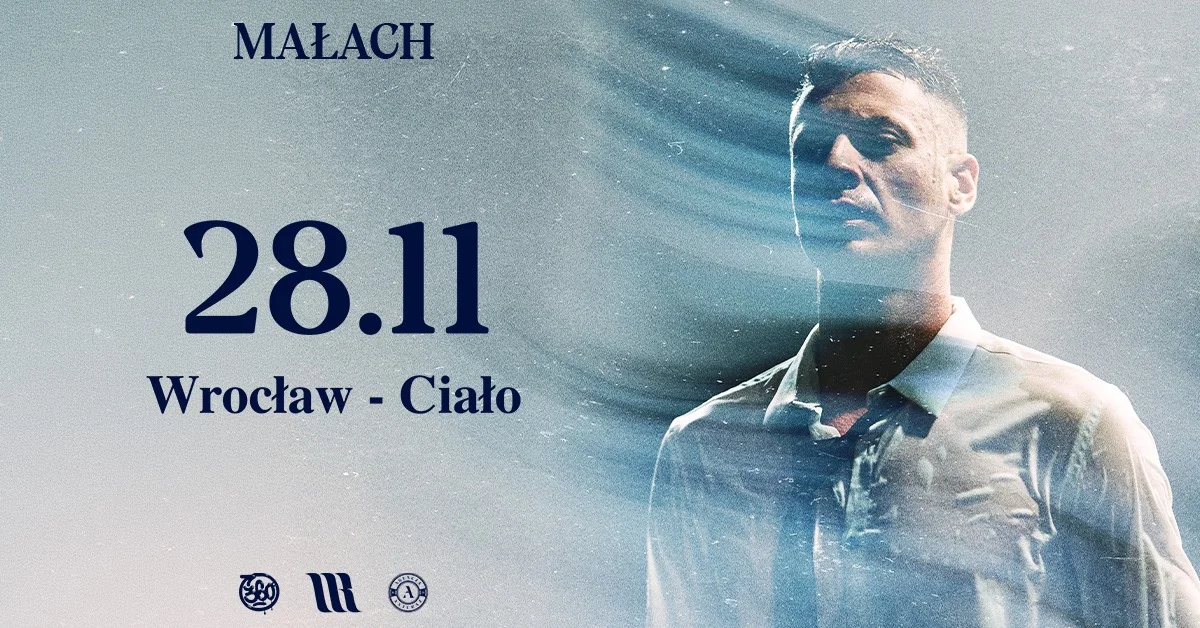 Grafika promocyjna wydarzenia Małach we Wrocławiu – koncert w Ciele