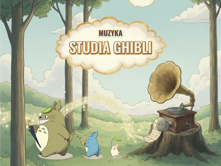 Grafika promocyjna wydarzenia Muzyka Studia Ghibli – Wrocław