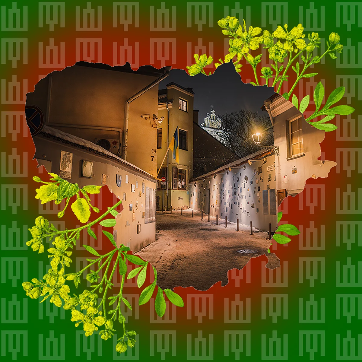 Grafika promocyjna wydarzenia Podróż do Wilna – Labas! Cześć!