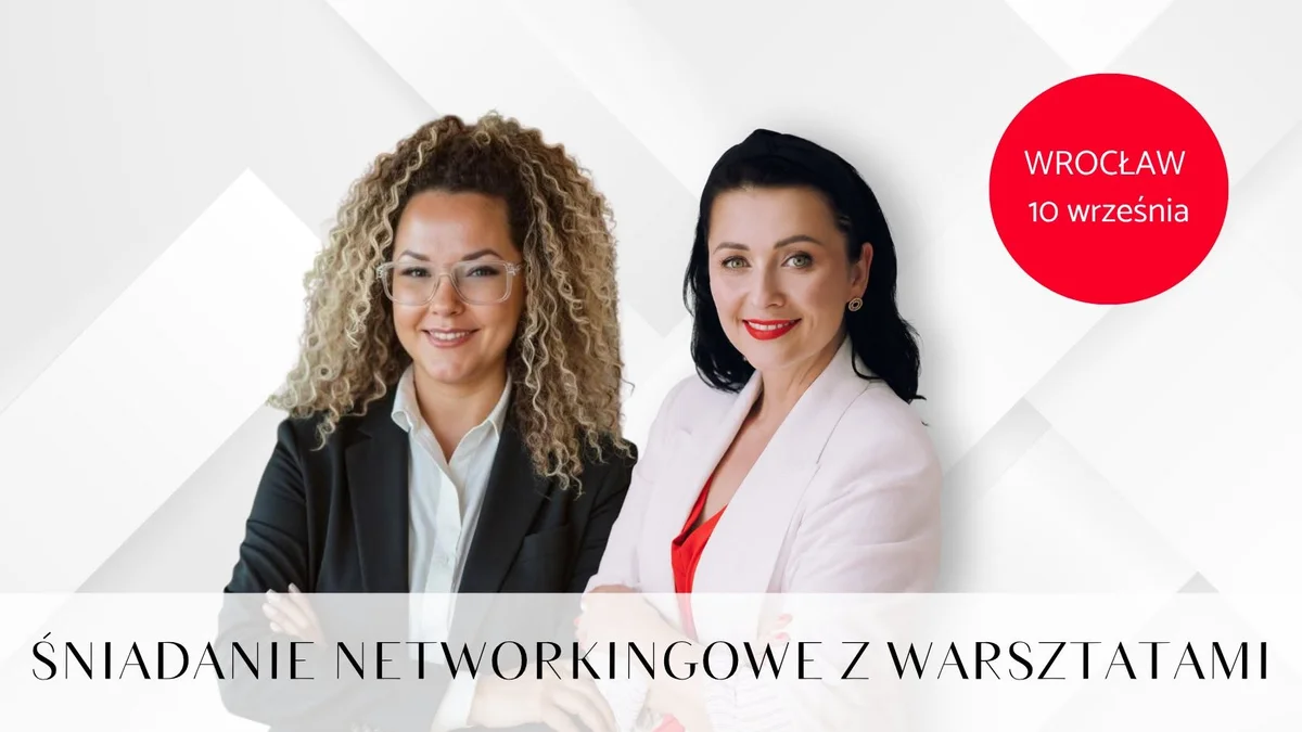 Grafika promocyjna wydarzenia Śniadanie Networkingowe Dobrostan Wrocław