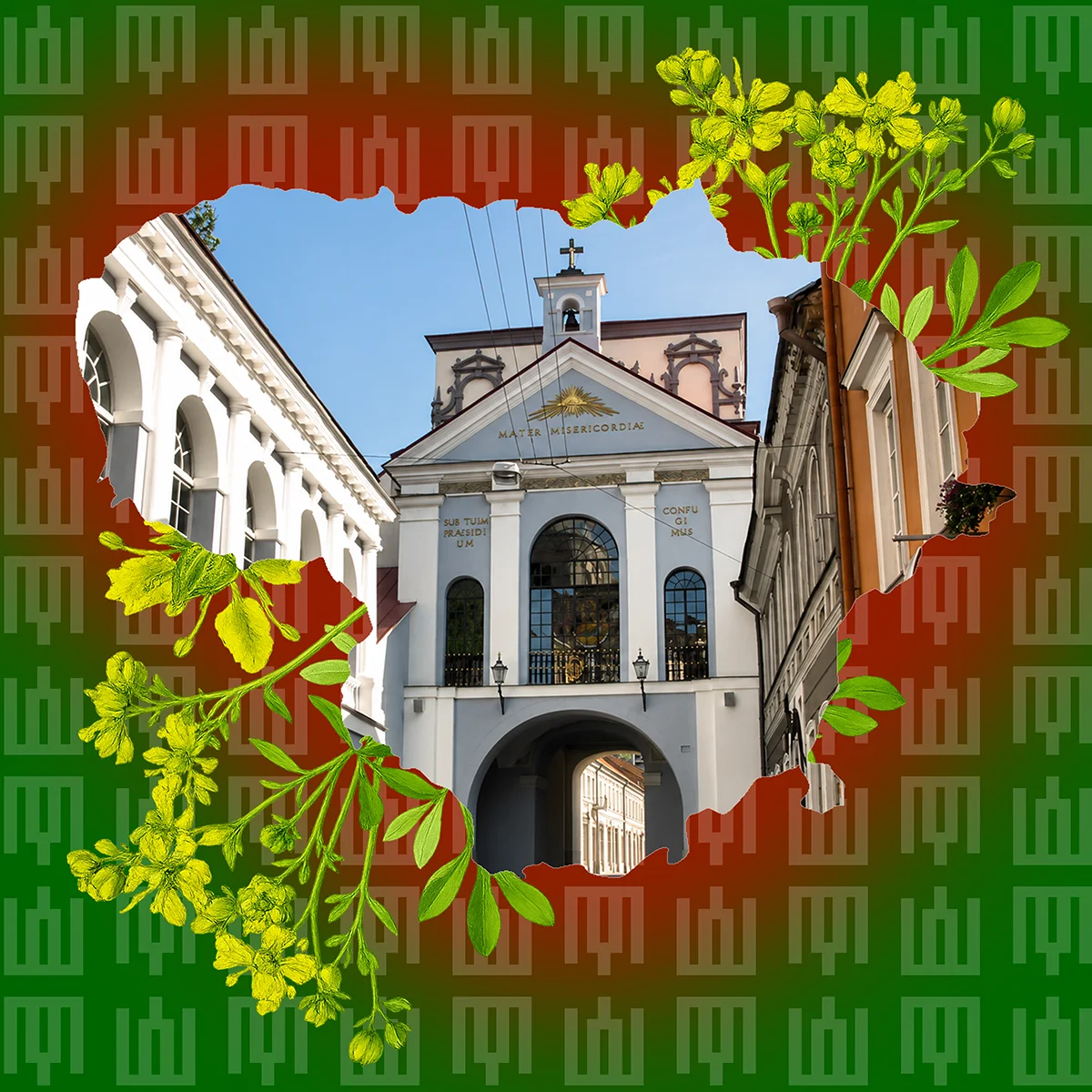 Grafika promocyjna wydarzenia Świątynie starego Wilna