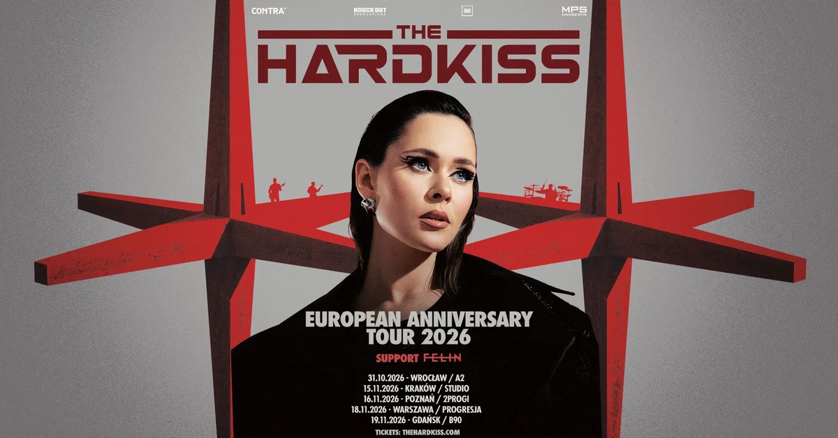 Grafika promocyjna wydarzenia The Hardkiss + Felin we Wrocławiu