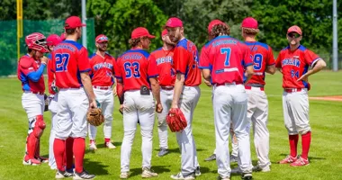Grafika promocyjna wydarzenia Barons Wrocław grają ze Stalą Kutno w finale Polskiej Ligi Baseballa