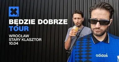 Grafika promocyjna wydarzenia BĘDZIE DOBRZE TOUR we Wrocławiu