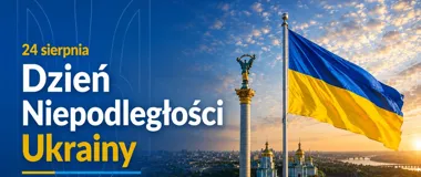 Grafika promocyjna wydarzenia Dzień Niepodległości Ukrainy