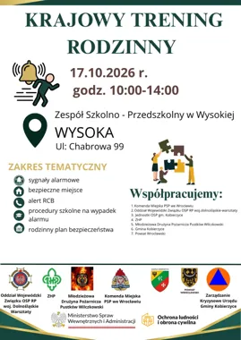 Grafika promocyjna wydarzenia Krajowy Trening Rodzinny