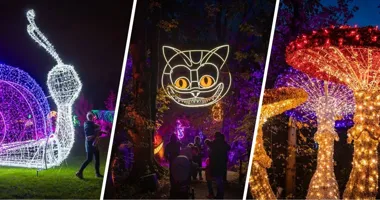 Grafika promocyjna wydarzenia Lumina Park Wrocław 2026/2027 – Magiczna Podróż w Czasie