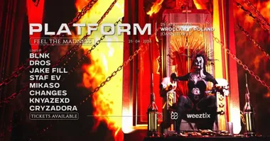 Grafika promocyjna wydarzenia PLATFORM: WROCŁAW — noc industrialnego techno w Ciało