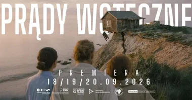 Grafika promocyjna wydarzenia Prądy wsteczne. Premiera Teatru Układ Formalny