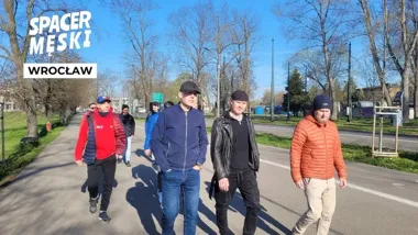 Grafika promocyjna wydarzenia Spacer Męski WROCŁAW – poranny spacer i rozmowy dla mężczyzn