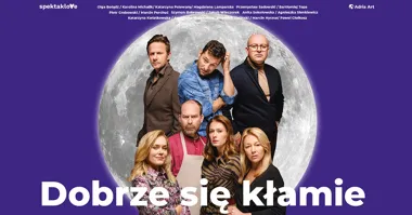 Grafika promocyjna wydarzenia Wrocław: Dobrze się kłamie – spektakl komediowy