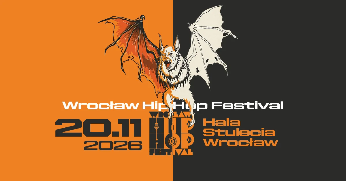 Grafika promocyjna wydarzenia Wrocław Hip Hop Festival 2026: line-up i bilety