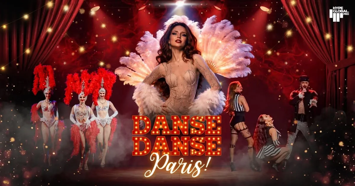 Grafika promocyjna wydarzenia Wrocław I DANSE, DANSE PARIS – paryska rewia