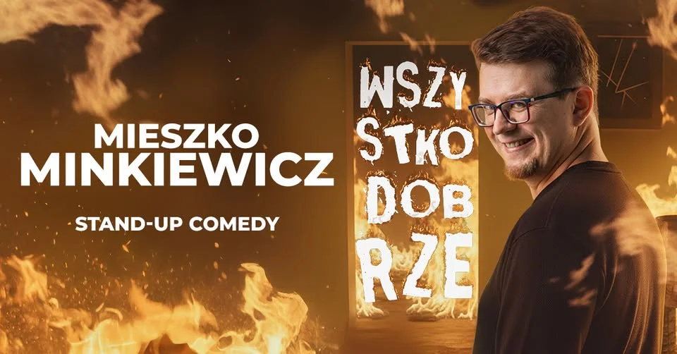 Grafika promocyjna wydarzenia Wrocław II termin! Mieszko Minkiewicz – stand-up