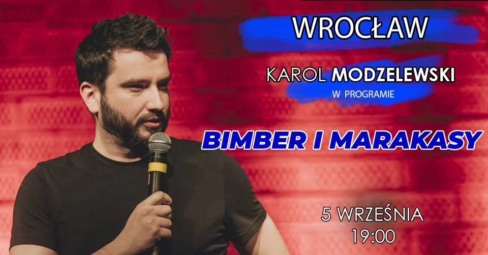 Grafika promocyjna wydarzenia Bimber i marakasy we Wrocławiu