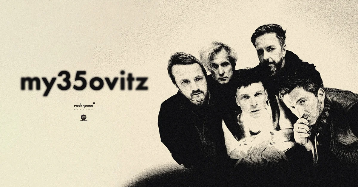 Grafika promocyjna wydarzenia Myslovitz – my35ovitz we Wrocławiu