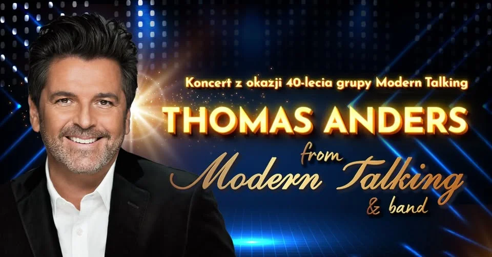 Grafika promocyjna wydarzenia Thomas Anders from Modern Talking & Band we Wrocławiu