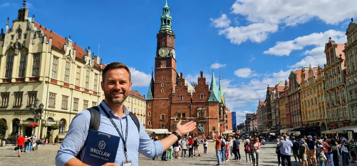 Grafika promocyjna wydarzenia „Wrocław w pigułce” – wycieczka po mieście