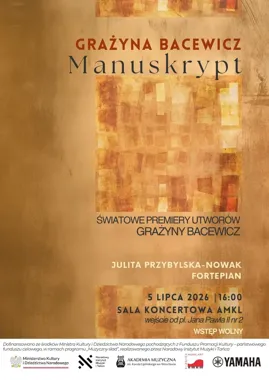 Wrocław usłyszy Bacewicz po raz pierwszy. Trzy sonaty wracają z archiwum 🎹