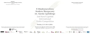 25 skrzypków zagra we Wrocławiu. Znamy uczestników konkursu