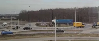Dwa pasy z AOW przy rondzie na Granicznej. Zmieni się przejazd