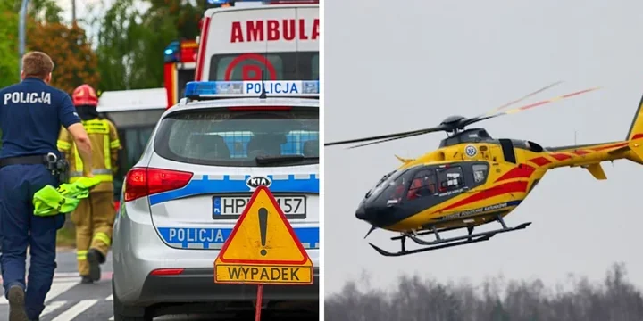 Wypadek na A4 przy Bielanach Wrocławskich – droga zablokowana, LPR w akcji