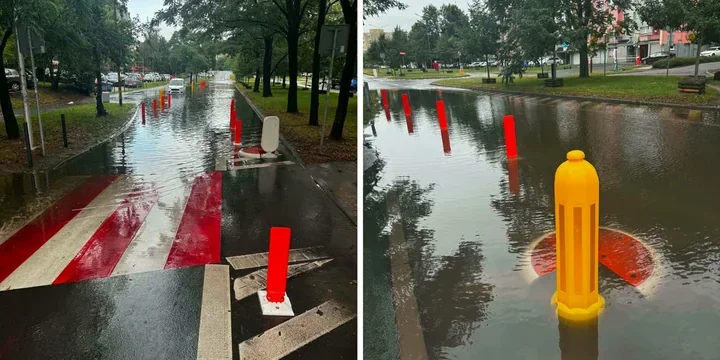 Nocne ulewy we Wrocławiu. Strażacy interweniowali około 30 razy