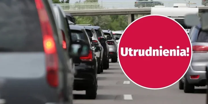 Pięć aut zderzyło się koło Kostomłotów – korek na A4 w kierunku Wrocławia