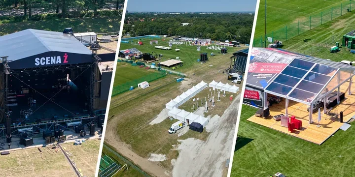 Na Polach Marsowych trwa budowa festiwalowego miasteczka. Będą dwie sceny