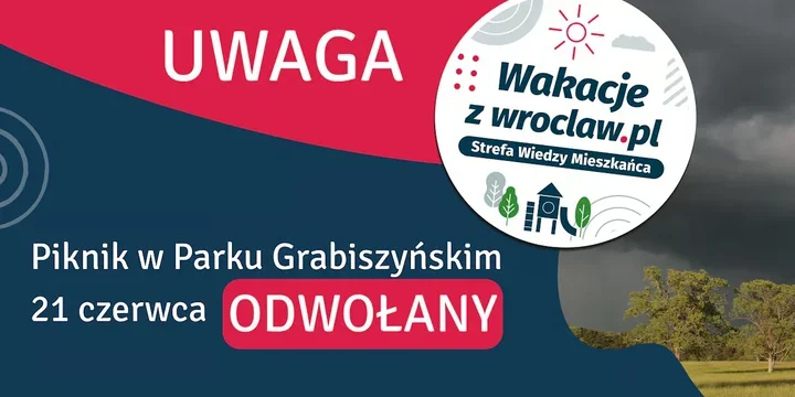 Piknik w Parku Grabiszyńskim odwołany. Oto letni plan spotkań